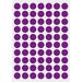 1050 3/4 Round Color Coding Circle Dot Labels Sticker 15 Sheets 0.75 inch Purple Sticker