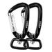 Lixada 2pcs Swivel Carabiner Clip Rotatable Spinner Carabiner Small Auto Locking Carabiner Rotational Hammock Hanging Clip Pet Leash Hook