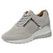 adviicd Tennis Shoes Womens White Sneakers Women s Life Memory Foam Fashion Sneaker Grey 7