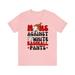 Mom s against white baseball pants sports themed graphic t-shirt