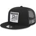 Men's New Era Black Pittsburgh Pirates Scratch Squared Trucker 9FIFTY Snapback Hat