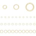 30Pcs 14K Gold Filled Gold Jump Ring Jump Rings for Jewelry Making Gold Open Jump Rings Bulk