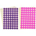 30 Sheets Scrapbooking Stickers Stickers Sticker Paper Matte Calendar Dot Stickers Circle Dot Labels Adhesive Labels Polka Dot Decorate Sticker Labels Candy Color Stickers