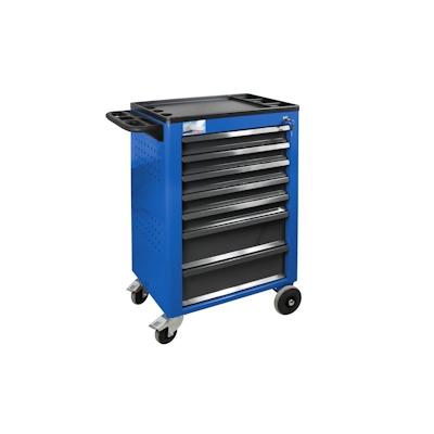 PROREGAL Werkstattwagen Cheetah | 7 Schubladen | HxBxT 96x61x45cm | Enzianblau Image