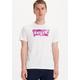 T-Shirt LEVI'S "CREWNECK TEE" Gr. XL, rot (white, muster) Herren Shirts T-Shirts