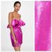 Zara Dresses | Nwt. Zara Off-Shoulder Mini Dress. Size Xs, S. | Color: Pink | Size: Various