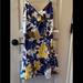 American Eagle Outfitters Dresses | American Eagle Outfitters Dress Size 4 Multi Colors Floral Lined Straps | Color: Blue/Yellow | Size: 4