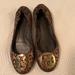 Tory Burch Shoes | Ladies Tory Burch Reva Flats Size 6.5 | Color: Black/Brown | Size: 6.5