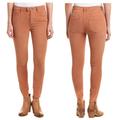 Free People Jeans | Free People Blush Sienna Nwt High Waist Plush Skinny Jeans 26 Cords Skinny Crop | Color: Tan | Size: 26