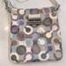 Coach Bags | Coach Crossbody Canvas 8x9” Bag. Signature Hardware On Front Pocket & Zipper | Color: Cream/Purple | Size: Os