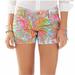 Lilly Pulitzer Shorts | Lilly Pulitzer The Callahan Shorts 'Scuba To Cuba' Euc | Color: Blue/Pink | Size: 00