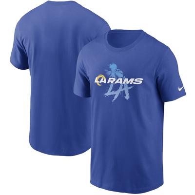 Nike Royal Los Angeles Rams Hometown Collection Just Play-T-Shirt für Herren Image