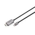 Digitus DisplayPort/Mini-DisplayPort Anschlusskabel DisplayPort Stecker, Mini DisplayPort Stecker