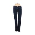 Hudson Jeans Jeans - Low Rise Skinny Leg Denim: Blue Bottoms - Women's Size 26 - Dark Wash