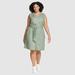 Eddie Bauer Plus Size Women's EB Hemplify Sleeveless Dress - Antique Pine - Size 2X