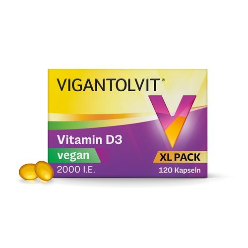 Vigantolvit – 2000 I.E. Vitamin D3 vegan Weichkaps. Vitamine