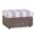 Braxton Culler Paradise Bay Ottoman Wicker/Rattan | 18 H x 30 W x 20 D in | Outdoor Furniture | Wayfair 486-009/6288-63