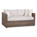 Braxton Culler Paradise Bay 66" Wide Wicker Loveseat Wicker/Rattan in Brown | 33 H x 66 W x 35 D in | Outdoor Furniture | Wayfair 486-0191/6358-52