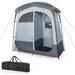 Costway 2 People Tent w/ Carry Bag Steel in Gray | 83 H x 83 W x 42 D in | Wayfair GP11709GR