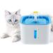 Jetlifee Ciays Automatic Water Dish Plastic (affordable option) | 6.06 H x 7.87 W x 7.72 D in | Wayfair Blue-V8G
