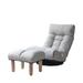 Latitude Run® Reclining Floor Game Chair w/ Footrest in Gray in Brown | Wayfair 010FBFC099D345C4AE64106343836696