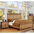 The Twillery Co.® Blythe Wood Queen 2-Piece Bedroom Set Metal in Brown/Green | 63.75 H x 65.75 W x 88.75 D in | Wayfair