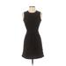 Romeo & Juliet Couture Casual Dress - Mini: Black Solid Dresses - Women's Size X-Small