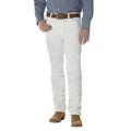 Wrangler Herren Jeans Cowboy-Schnitt Slim Fit - Weiß - 31W / 30L