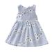 Baby Girl Flower Girl Dresses Fashion Baby Kids Girl Sleeveless Flower Print Dress Princess Dresses Little Girl Ruffle Dress