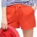 J. Crew Shorts | J. Crew Point Sur Seaside Linen Blend Shorts Brilliant Sunrise Orange Sz Xl | Color: Orange | Size: Xl