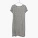 Madewell Dresses | Madewell Stripe-Play Button-Back Dress | Color: Gray/White | Size: S