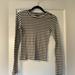 American Eagle Outfitters Tops | American Eagle Outfitters | Long Sleeve Top. Size Xs | Color: Blue/Cream | Size: Xs
