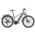 HEPHA E-Bike Trekking 7 Ultra, 100Nm Mittelmotor Elektrofahrrad, 708Wh Akku (bis zu 200Km), Smart APP, 10-Gang, Federgabel 63mm, 27.5 Zoll, Modell 2023(Lowstep, Dark Grey, M-46cm)