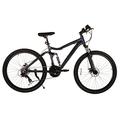 Bounty Full Suspension Mountainbike - 18 Gang Shimano Schaltung, Zoom Federgabeln, Scheibenbremsen, Leichtmetallfelgen - Fahrräder für Männer