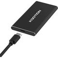 KOOTION 1TB Portable External SSD, External Hard Drive Solid State Drive Fast Speed Flash Drive SSD up to 500 MB/s Read Type C USB 3.1 for Gaming Windows Mac OS PC Mackbook PS4 Xbox one (Black)