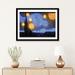 East Urban Home Starry Night by Octavian Mielu - Print Paper/Metal in Black/Blue/White | 24 H x 32 W x 1 D in | Wayfair