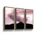 Loon Peak® Elgar Mountain View - 3 Piece Floater Frame Print on Canvas in White | 24 H x 36 W x 2 D in | Wayfair C3D547AAE2D245A89BE90E07779FDDB7