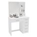 Latitude Run® Dyamon Vanity Wood in White | 59.63 H x 36.63 W x 18.88 D in | Wayfair 316EE0E3E35446C0BCF688CB0B0352FE