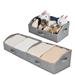 Latitude Run® Fabric Storage Bin Set Fabric in Gray | 8 H x 19.75 W x 11 D in | Wayfair 6D69C3D1077B420A80803264A4FA4CC7