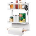 Prep & Savour Spice Rack Stainless Steel in White | 13.63 H x 12.2 W x 3.88 D in | Wayfair F4E238DC4B23464A829B6D9F30BFFD48