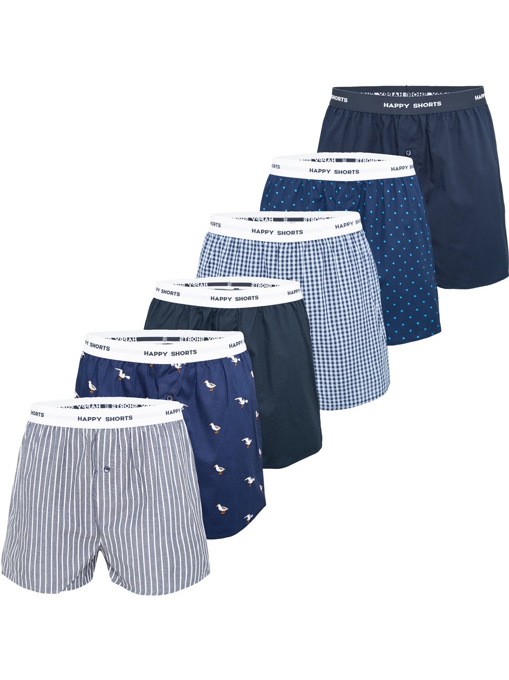 HAPPY SHORTS Boxer Herren mehrfarbig, S Image