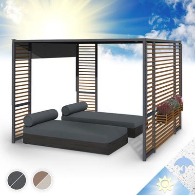Blumfeldt - Pergola, Pavillons Wasserdicht, Stabil & Winterfest, Windichte Aluminium Pergola Image