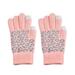 Pjtewawe Easter winter sports equipment winter screen gloves knitted jacquard men s and women s split fingers thickened border outdoor warm riding ski gloves