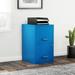 Space Solutions 18 Deep 2 Drawer Letter Width Vertical File Cabinet Blue