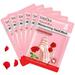 6 Pairs Moisturizing Hand Mask Gloves for Dry Hands Hand Peel Mask Natural Collagen Spa Gloves Intensive Hand Repair Gloves for Repair Dry Cracked Rough Damage Skin for Women & Men(Rose)