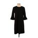 ABS Collection Casual Dress - Shift: Black Solid Dresses - Women's Size Small