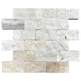 Parkside Travertine 2" x 4" Split Face Mosaic