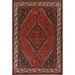 Tribal Shiraz Persian Vintage Area Rug Hand-Knotted Wool Carpet - 6'11"x 10'0"
