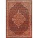 Pre-1900 Antique Senneh Persian Area Rug Handmade Wool Carpet - 4'4"x 6'8"