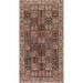 Bakhtiari Persian Antique Area Rug Handmade Pink Wool Carpet - 4'9"x 9'4"